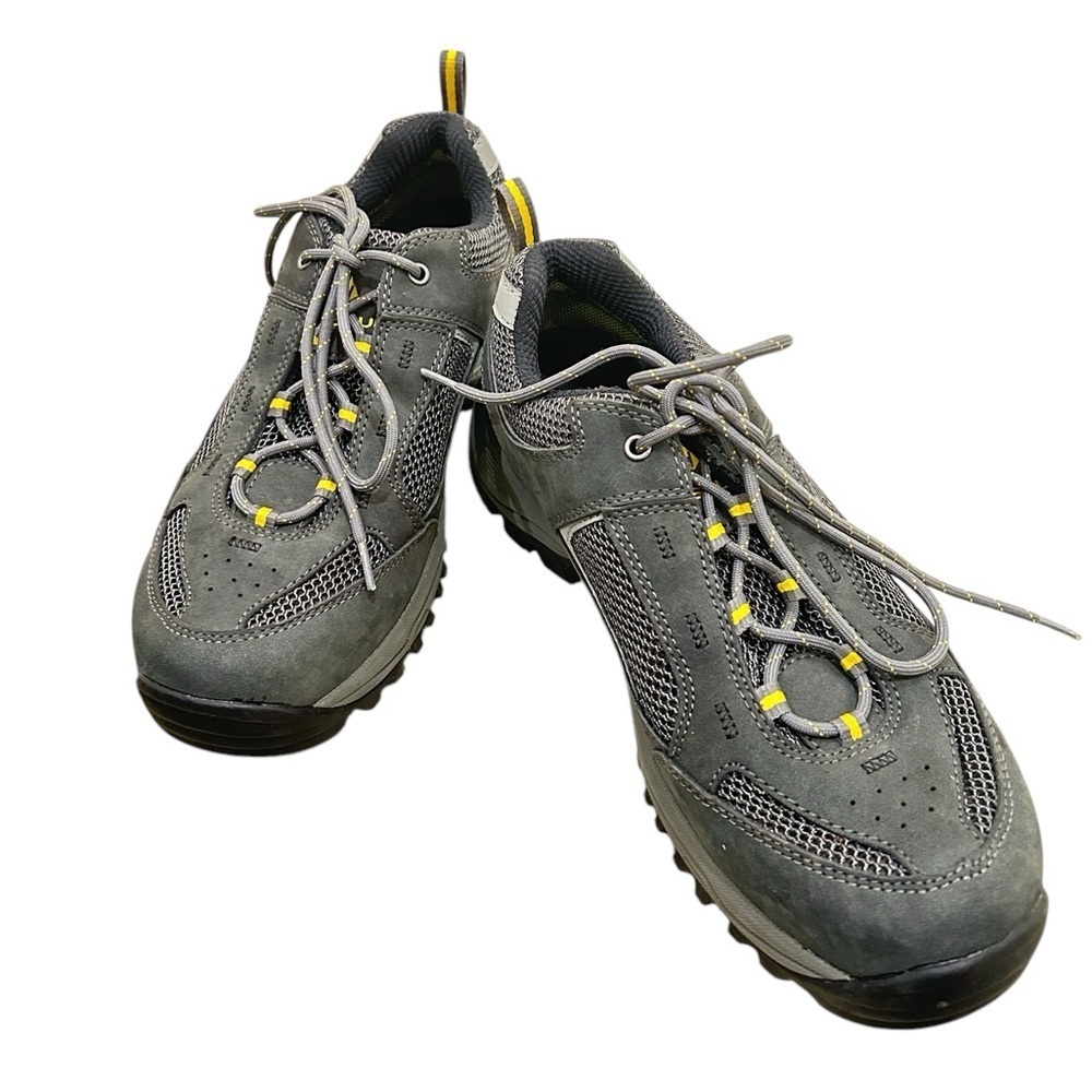 Vasque Gray and Yellow Men's Athletic Hiking Shoes - Picture 2 of 10